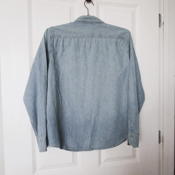 Lauren Jeans Co Women's Denim Shirt Button Up - Size 3X Plus - Picture 2 of 6